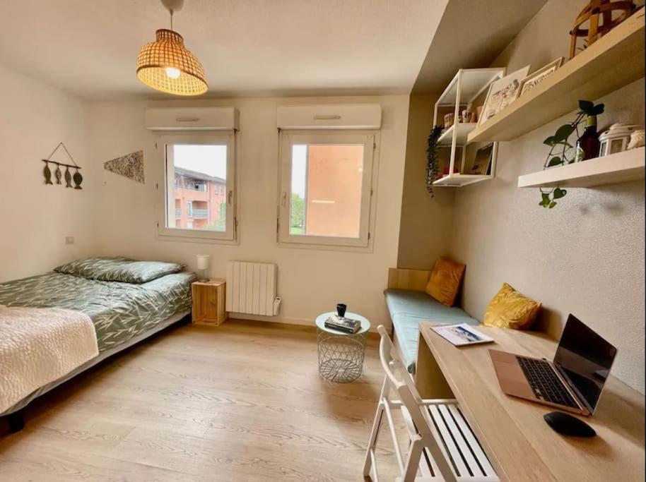 Апартаменти Studio Orchidee - Metro Arenes - Hopital A 5 Mn Тулуза Екстер'єр фото