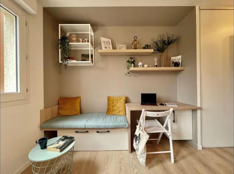 Апартаменти Studio Orchidee - Metro Arenes - Hopital A 5 Mn Тулуза Екстер'єр фото
